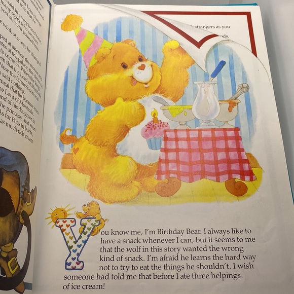 Care Bears Book of Favorite Bedtime Stories Hardcover Picture Book 1984 - Picture 14 of 16